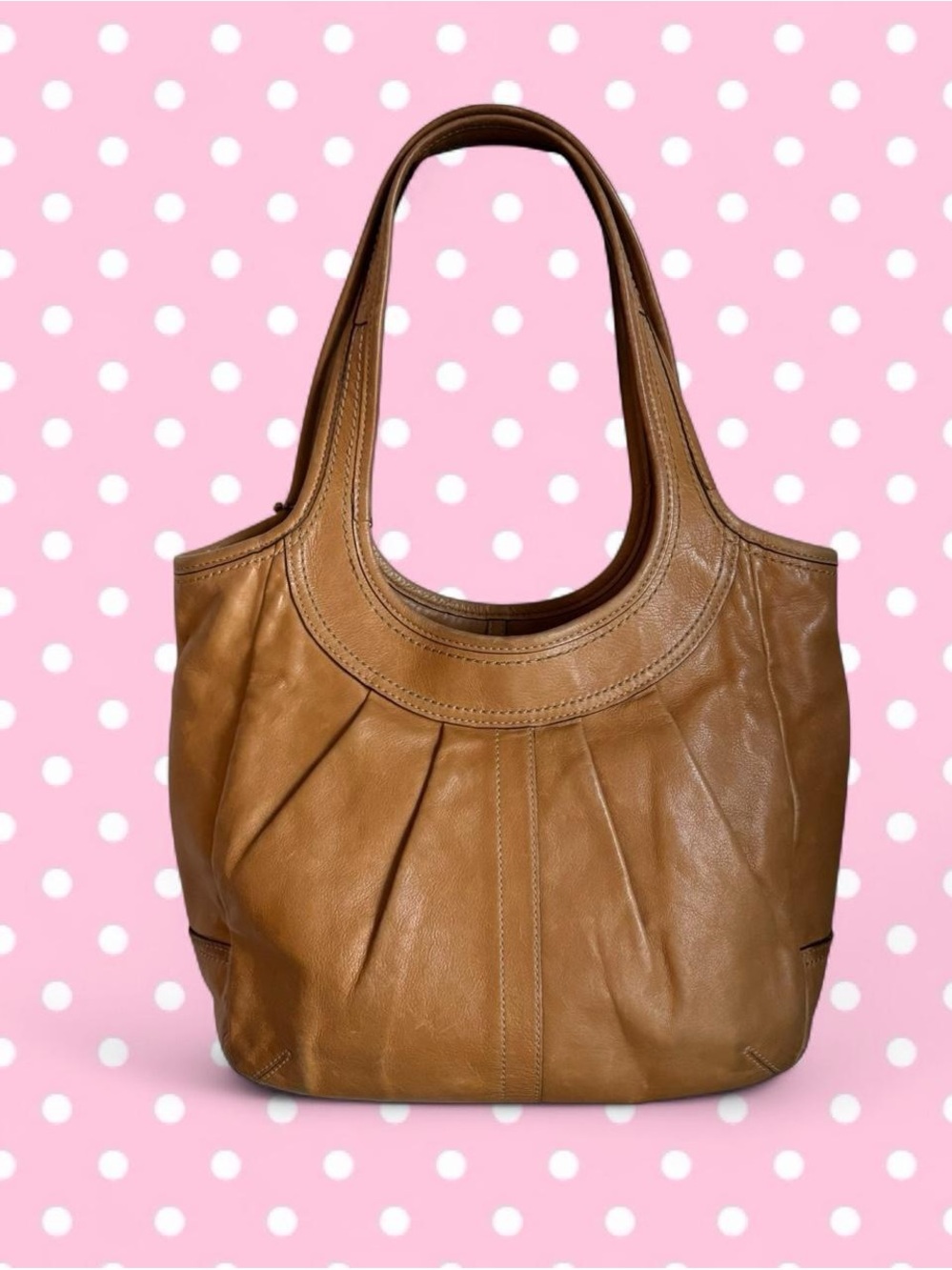 Coach Brown Leather Shoulder Bag